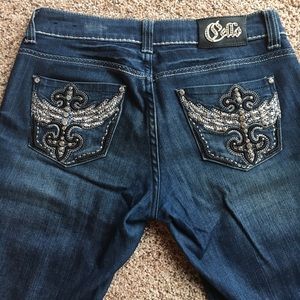 Cello Premium Denim Embellished Jeans